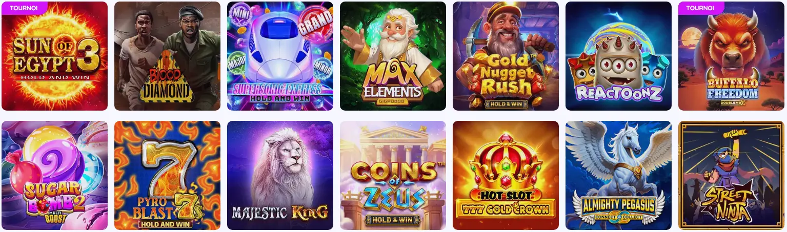 jeux de casino populaires au Jackpot Bob Casino