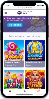 app mobile Jackpot Bob Casino